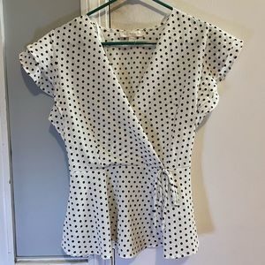 Monteau | Polka-Dot Blouse